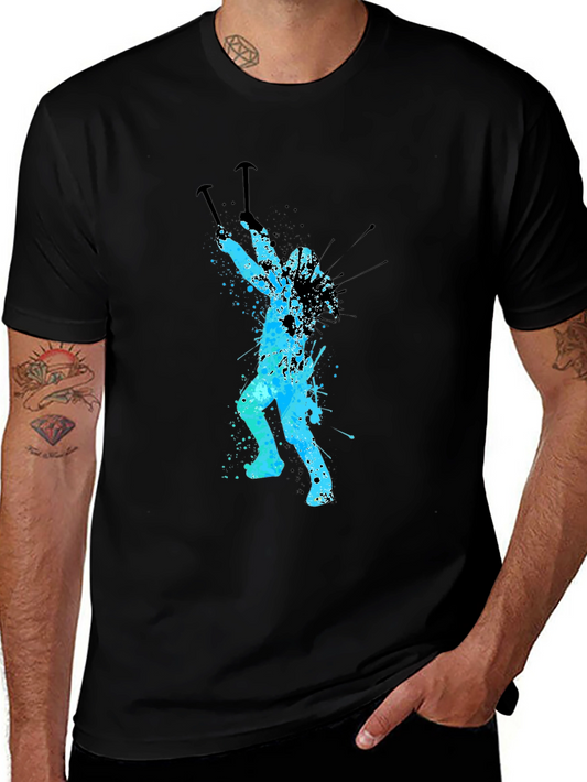 Climbing Watercolor Graphic T-Shirt