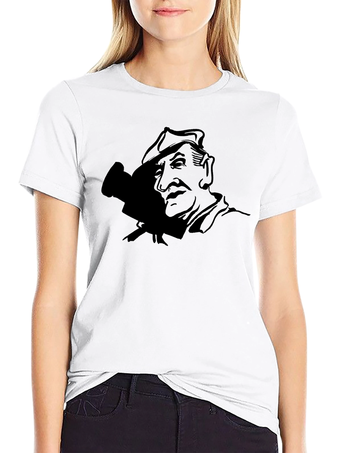 Retro Filmmaker Graphic Black T-Shirt