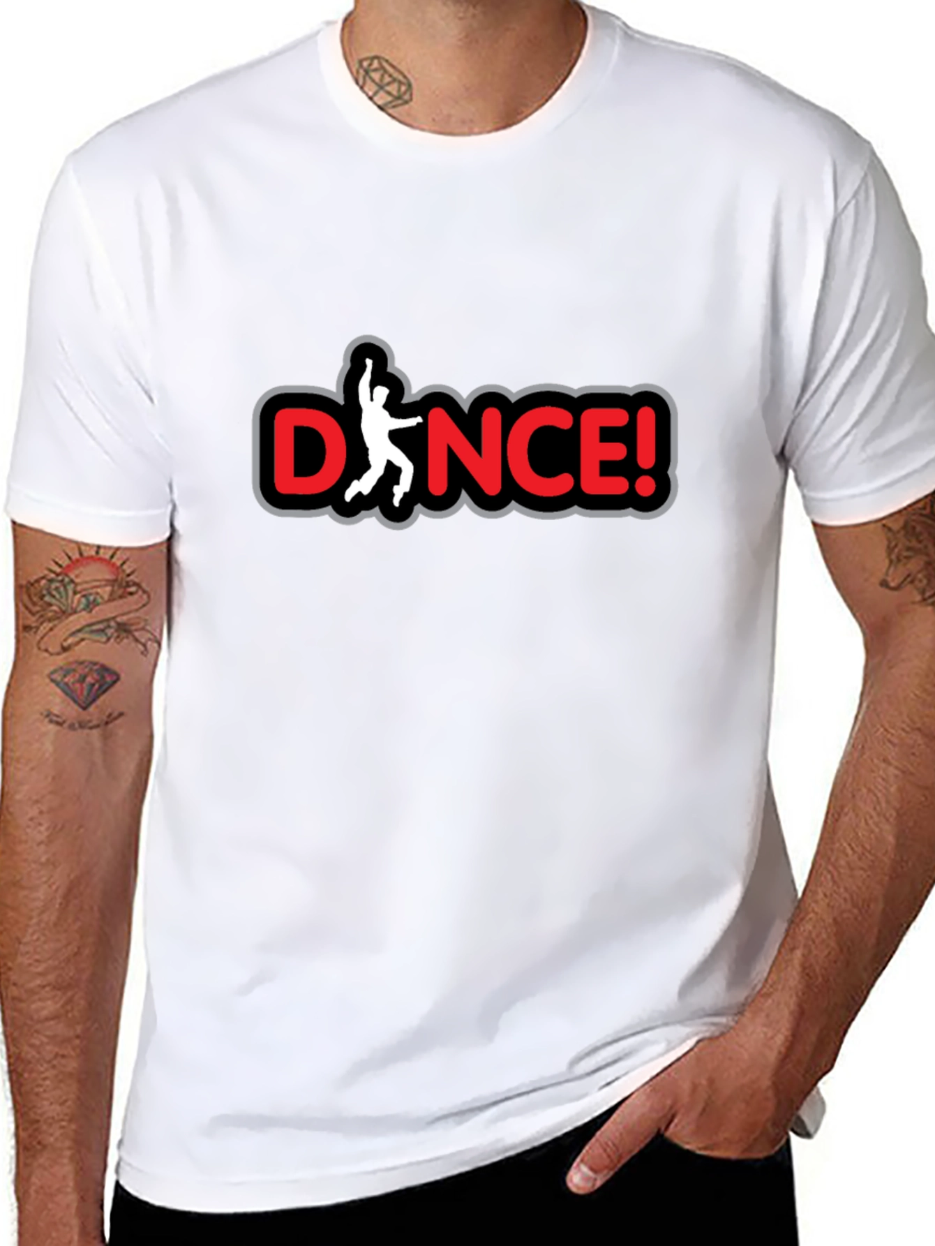 Dance Graphic Black T-Shirt
