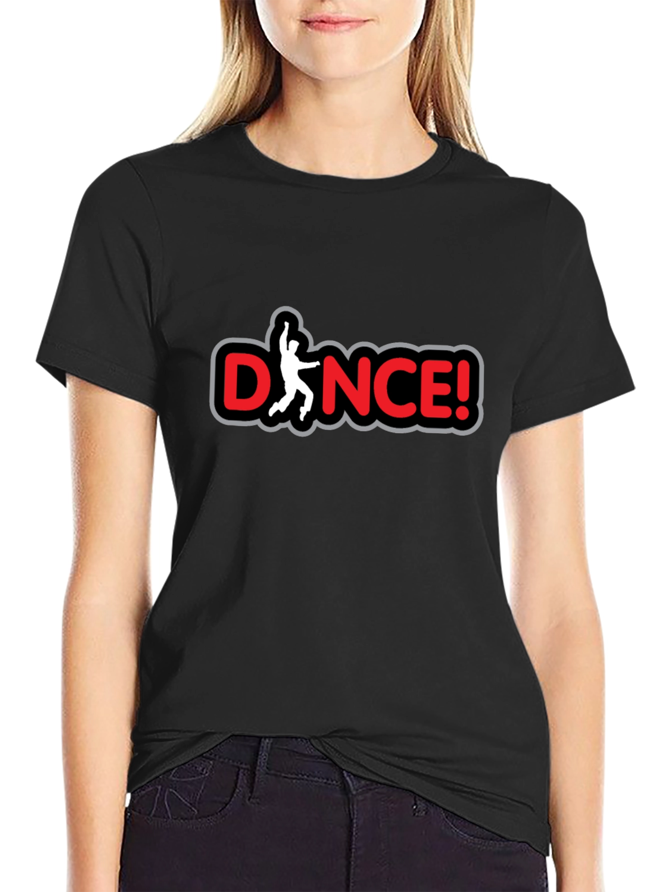 Dance Graphic Black T-Shirt