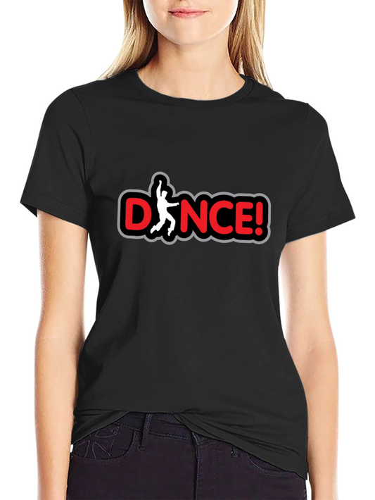 Dance Graphic Black T-Shirt