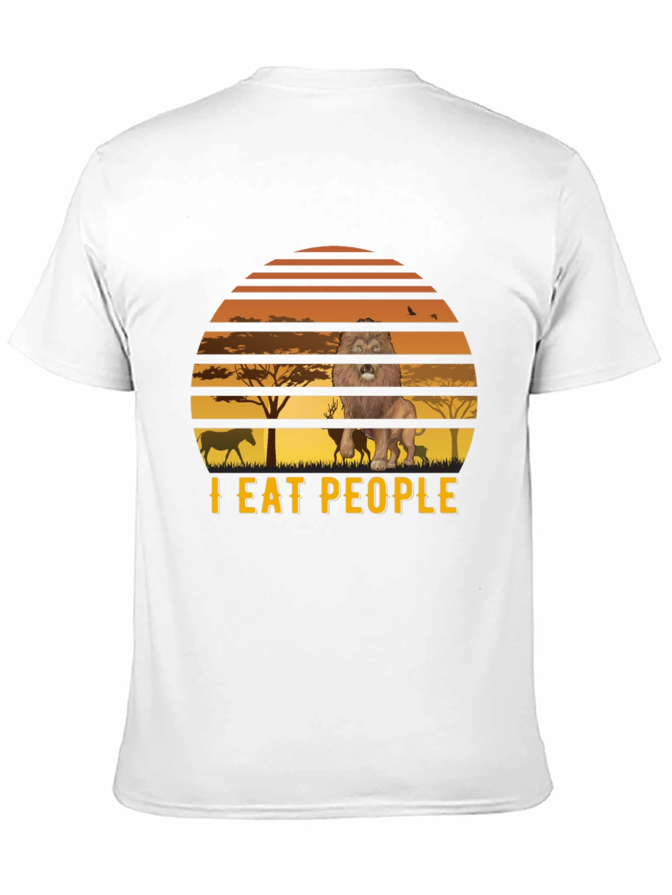 I Eat People Lion Graphic Tee