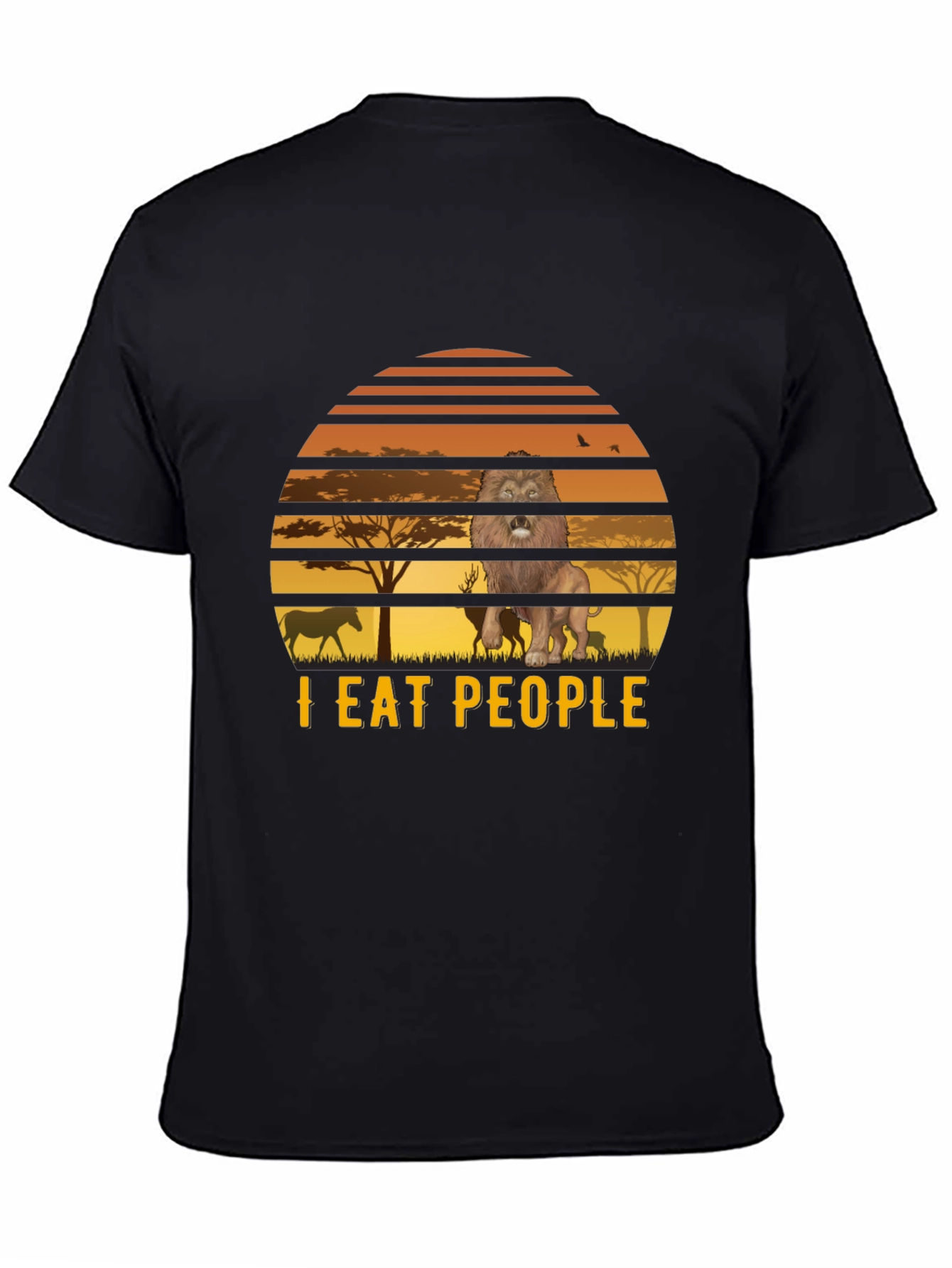 I Eat People Lion Graphic Tee