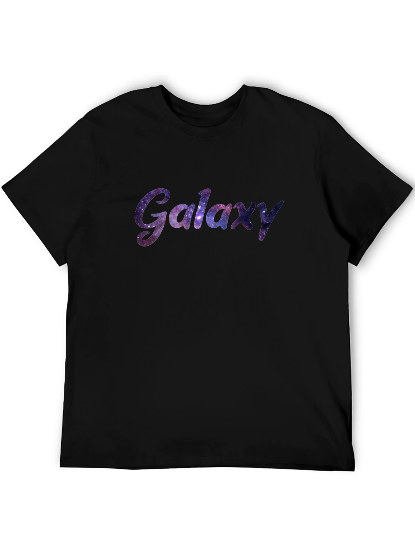 Galaxy Print Black T-Shirt