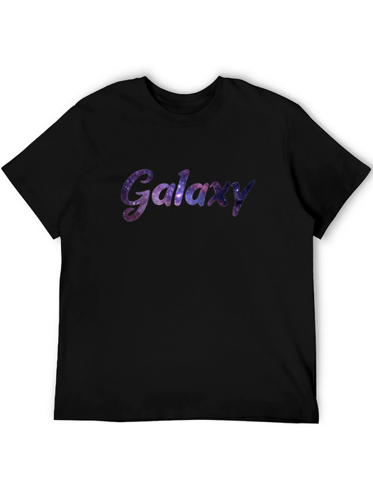 Galaxy Print Black T-Shirt
