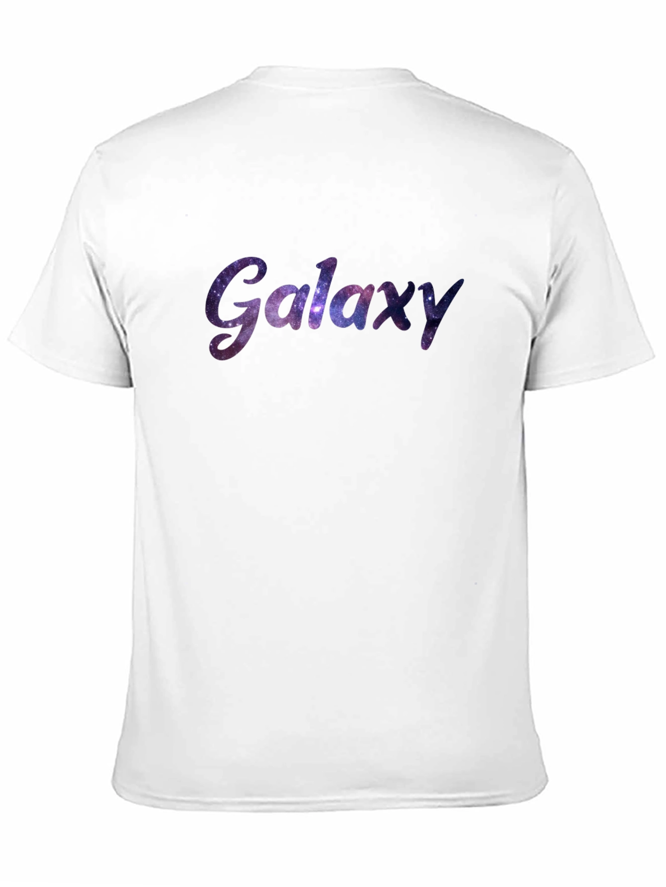 Galaxy Print Black T-Shirt