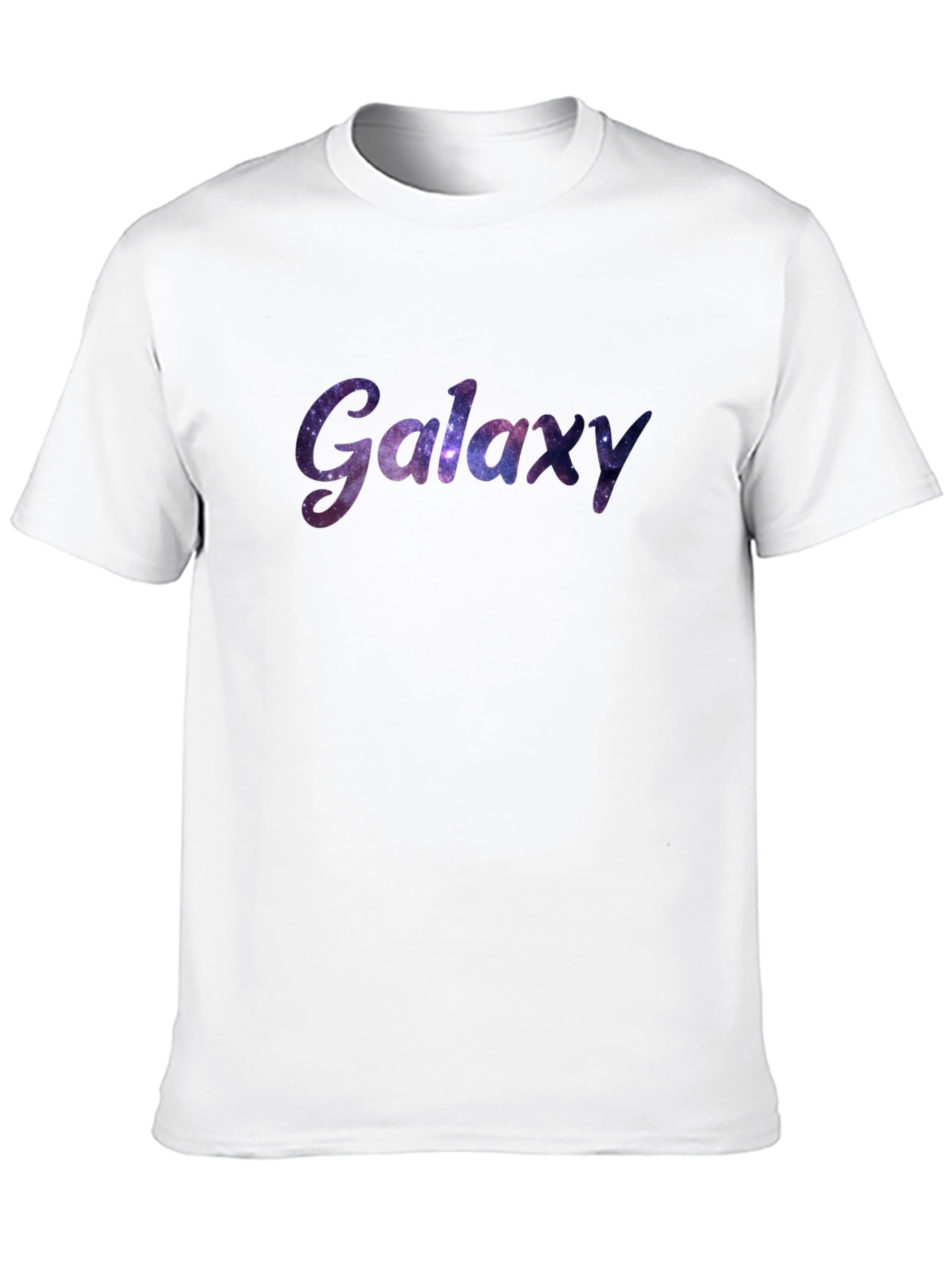 Galaxy Print Black T-Shirt