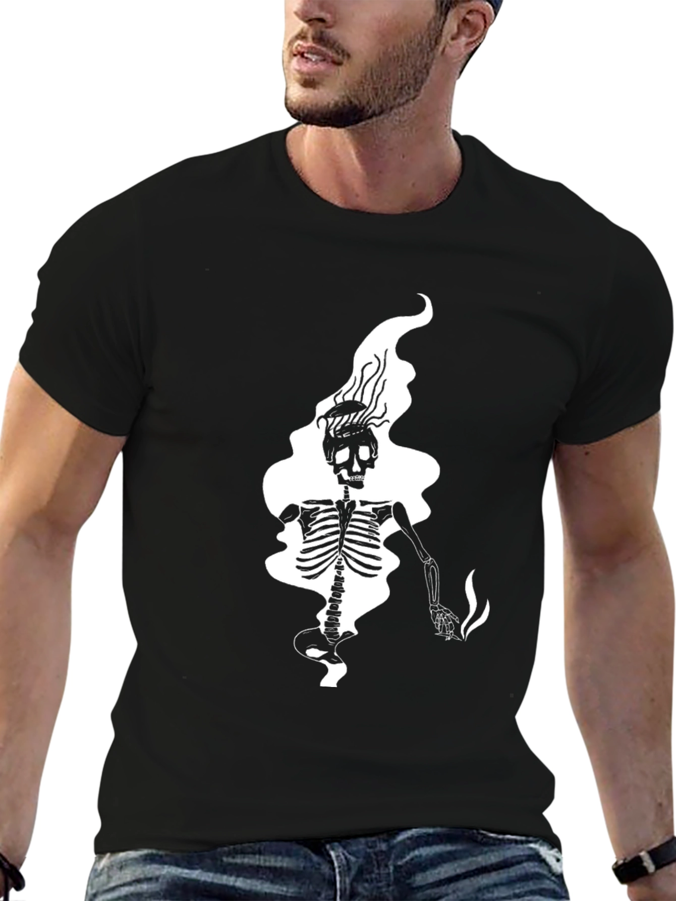 Skeleton Smoke T-Shirt