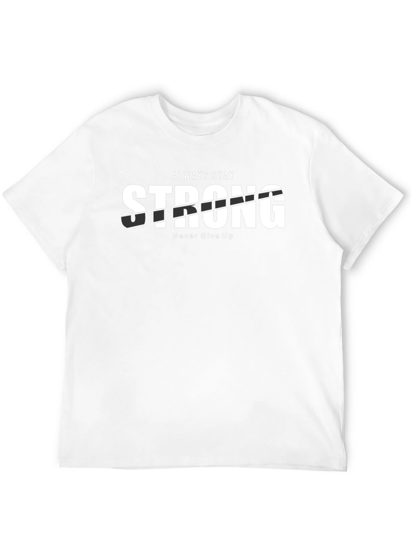 Stay Strong Graphic Tee - Mens Black T-Shirt