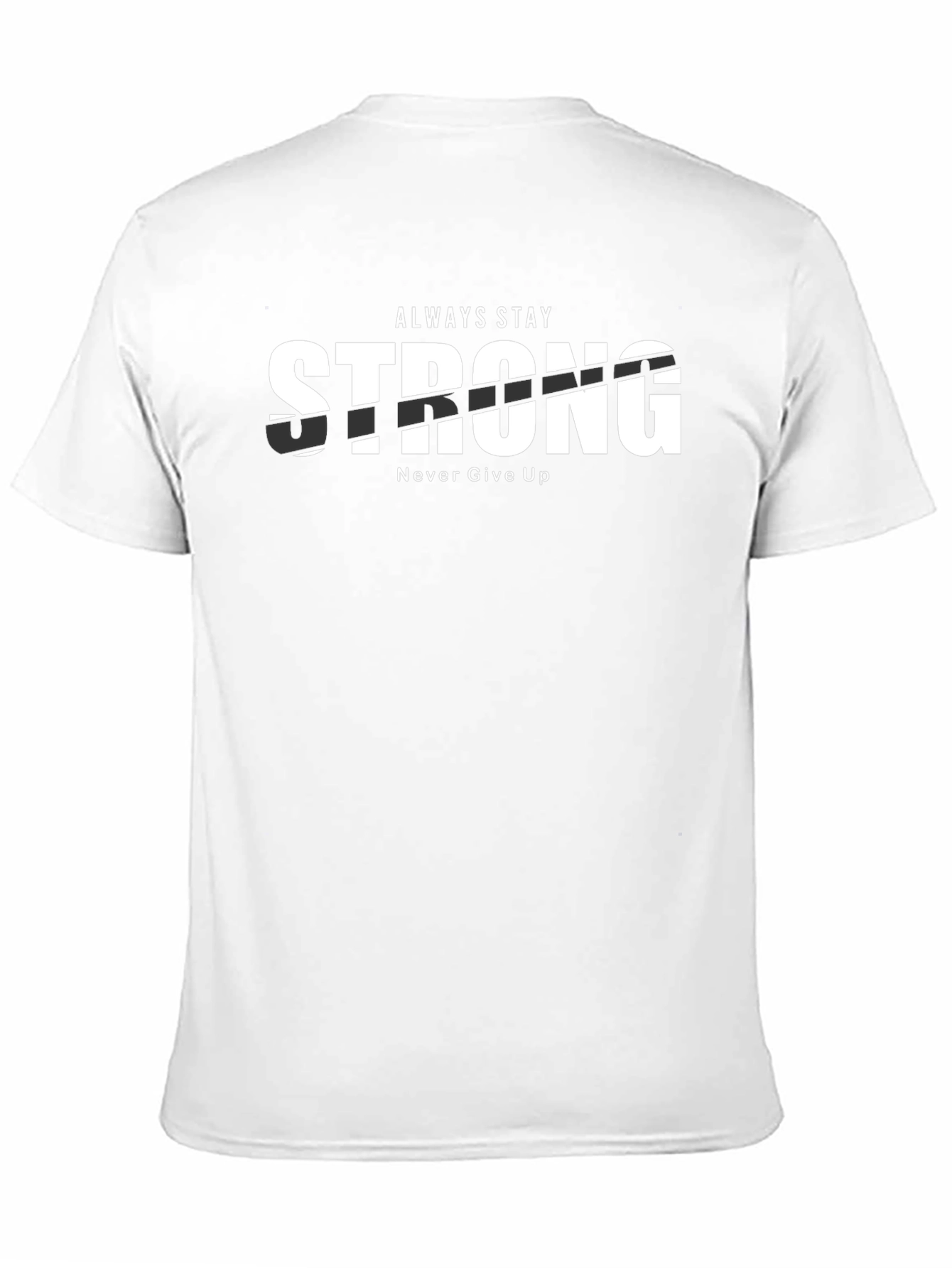 Stay Strong Graphic Tee - Mens Black T-Shirt