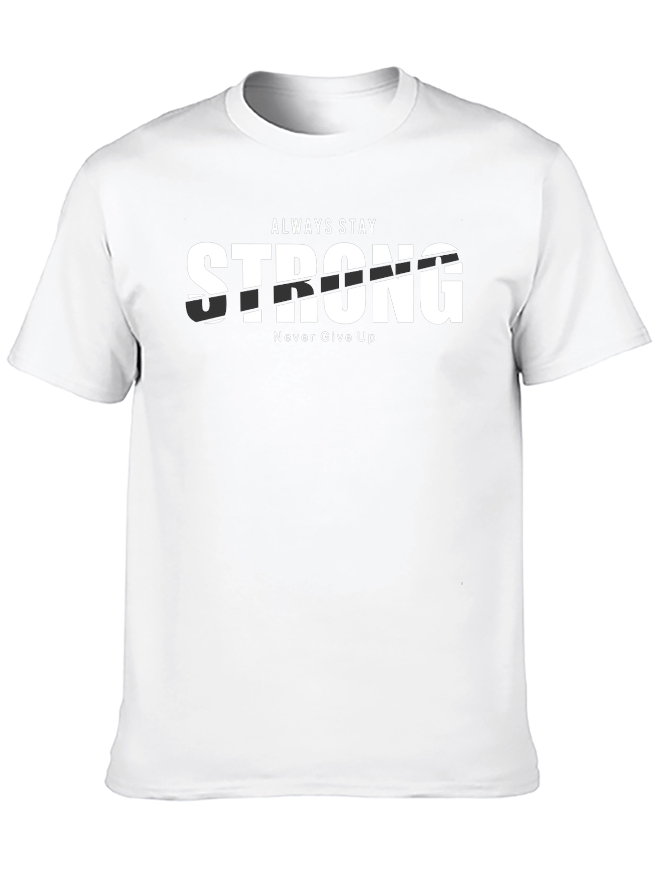 Stay Strong Graphic Tee - Mens Black T-Shirt