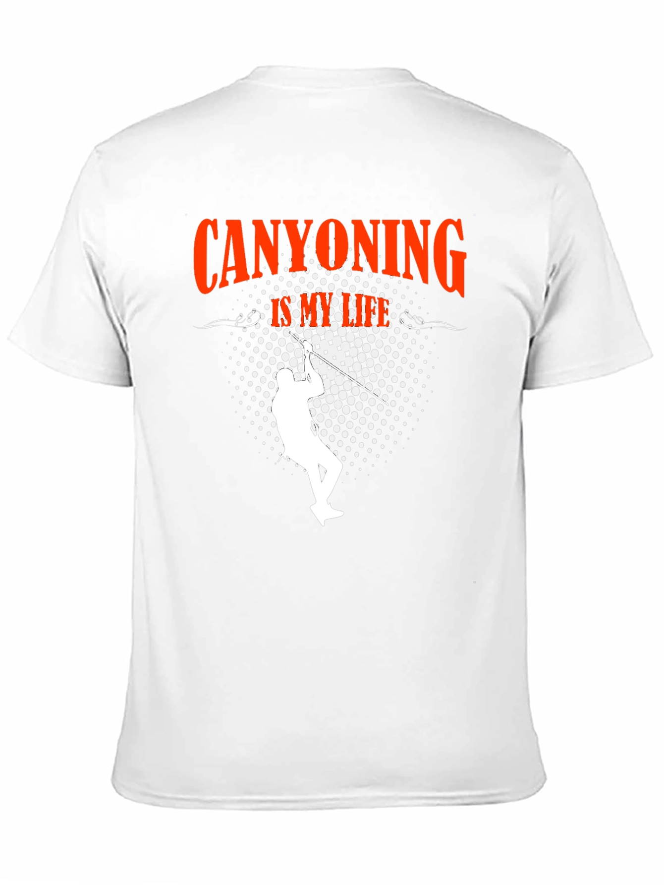 Canyoning Is My Life Black Graphic Tee