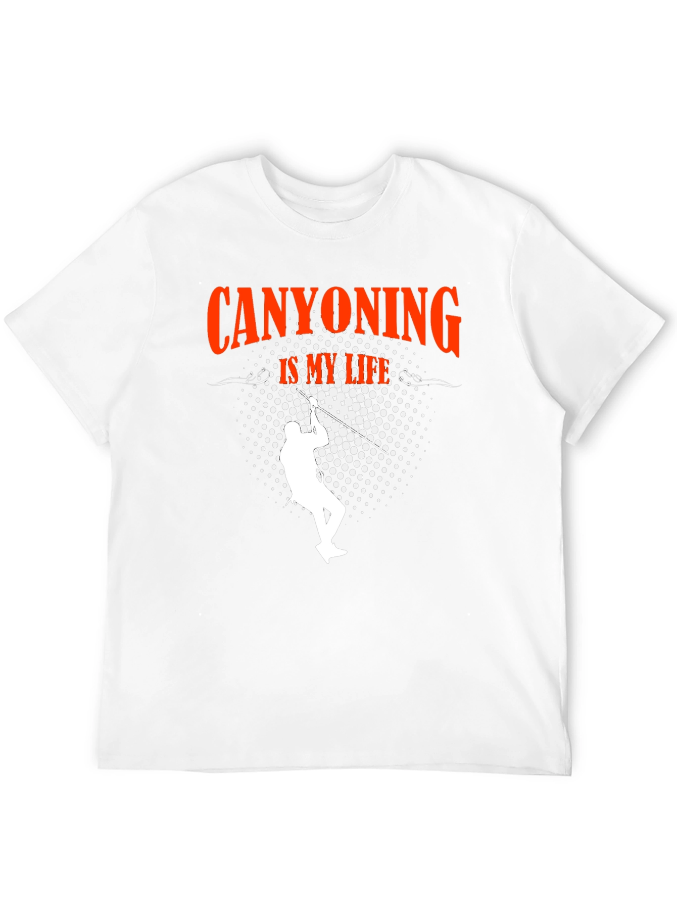 Canyoning Is My Life Black Graphic Tee
