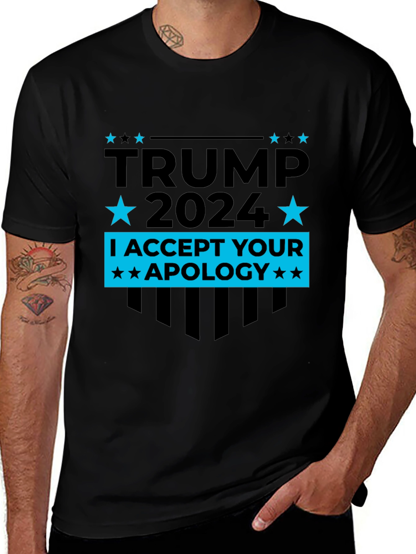 Trump 2024 T-Shirt - I Accept Your Apology Tee