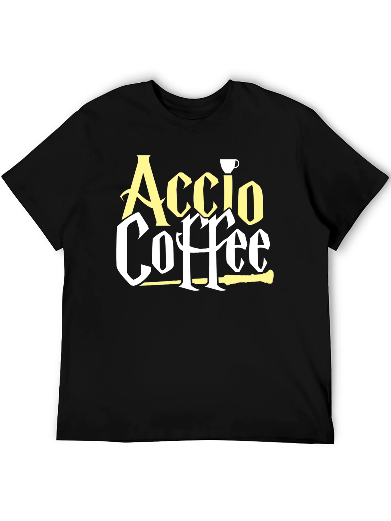 Accio Coffee T-Shirt - Magic and Caffeine