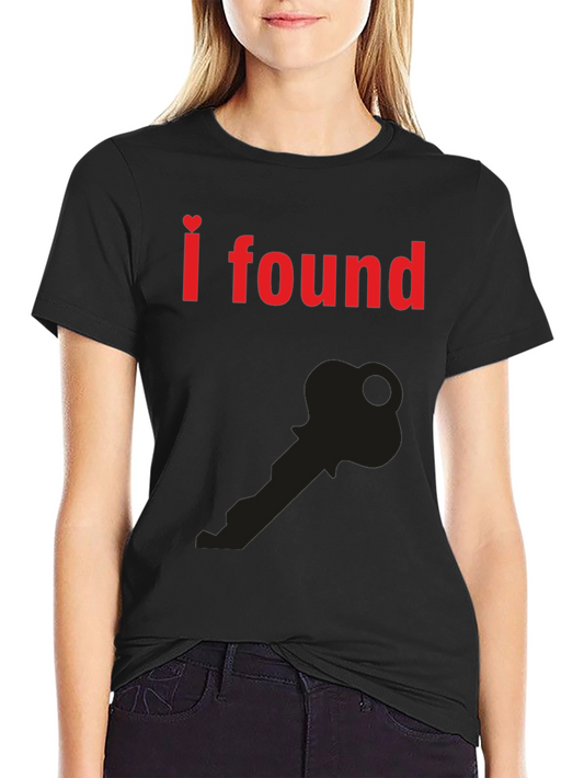 I Found the Key T-Shirt - Heart Graphic