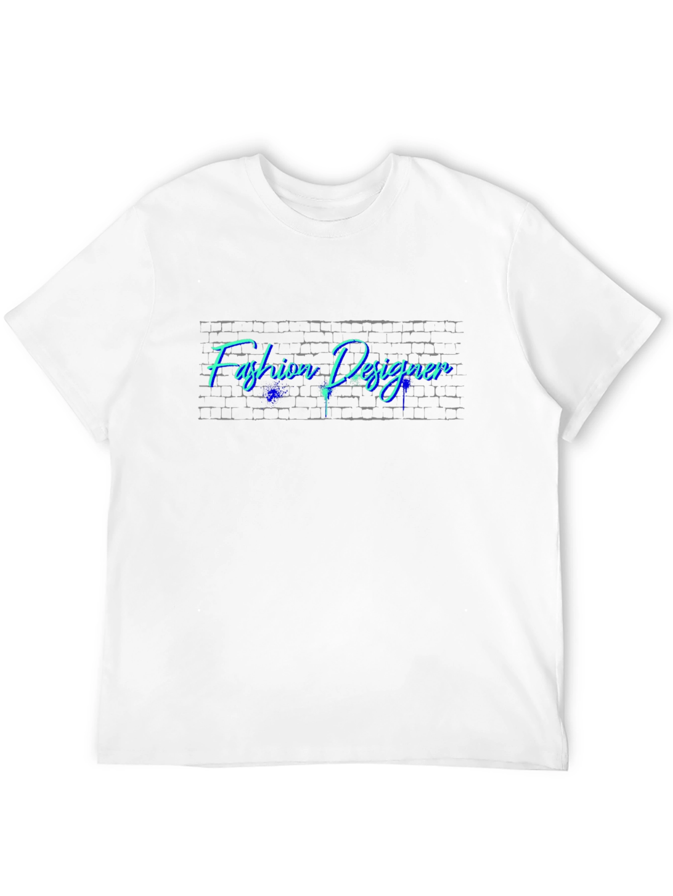 Fashion Designer Graphic Black T-Shirt