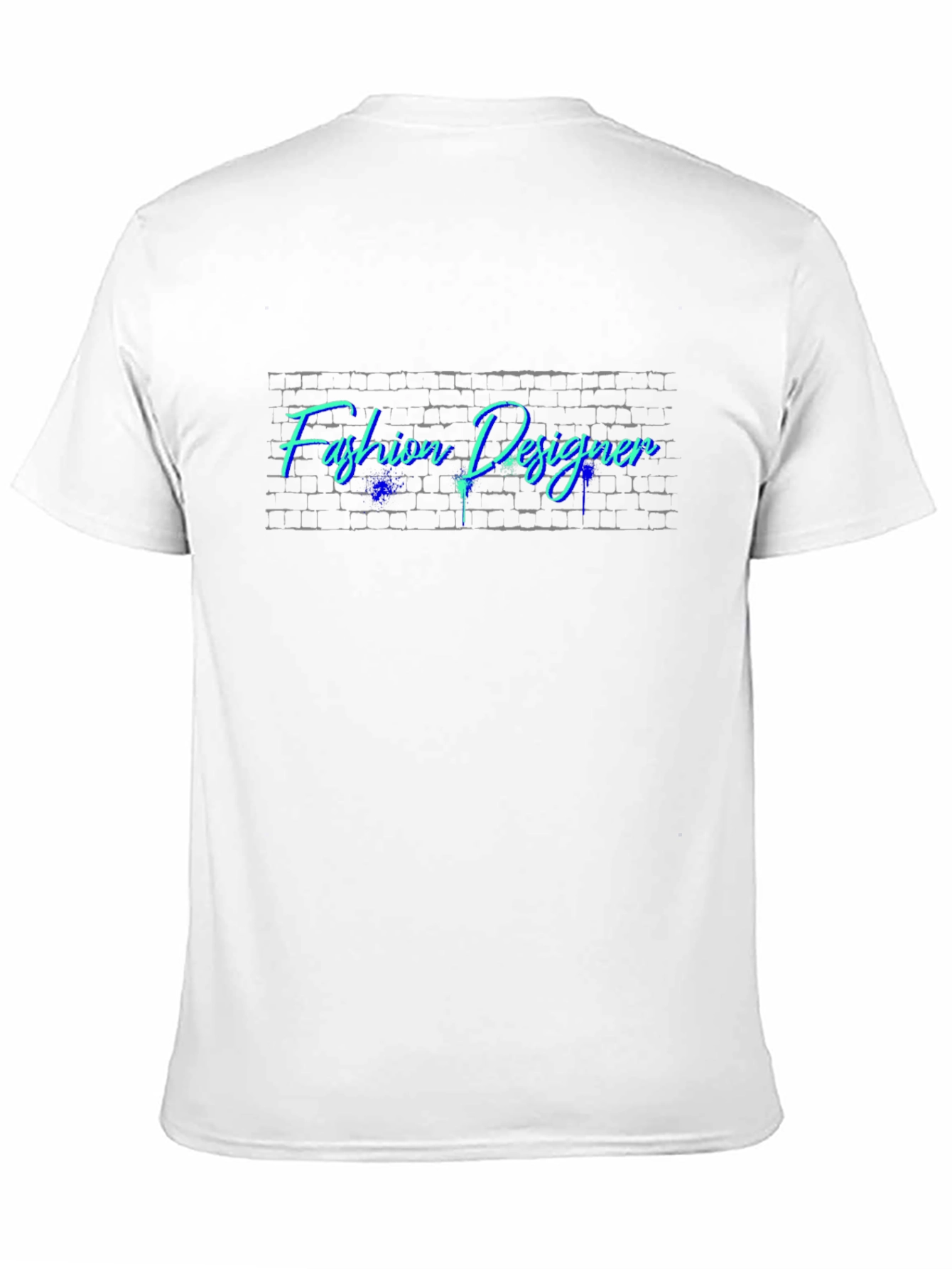 Fashion Designer Graphic Black T-Shirt