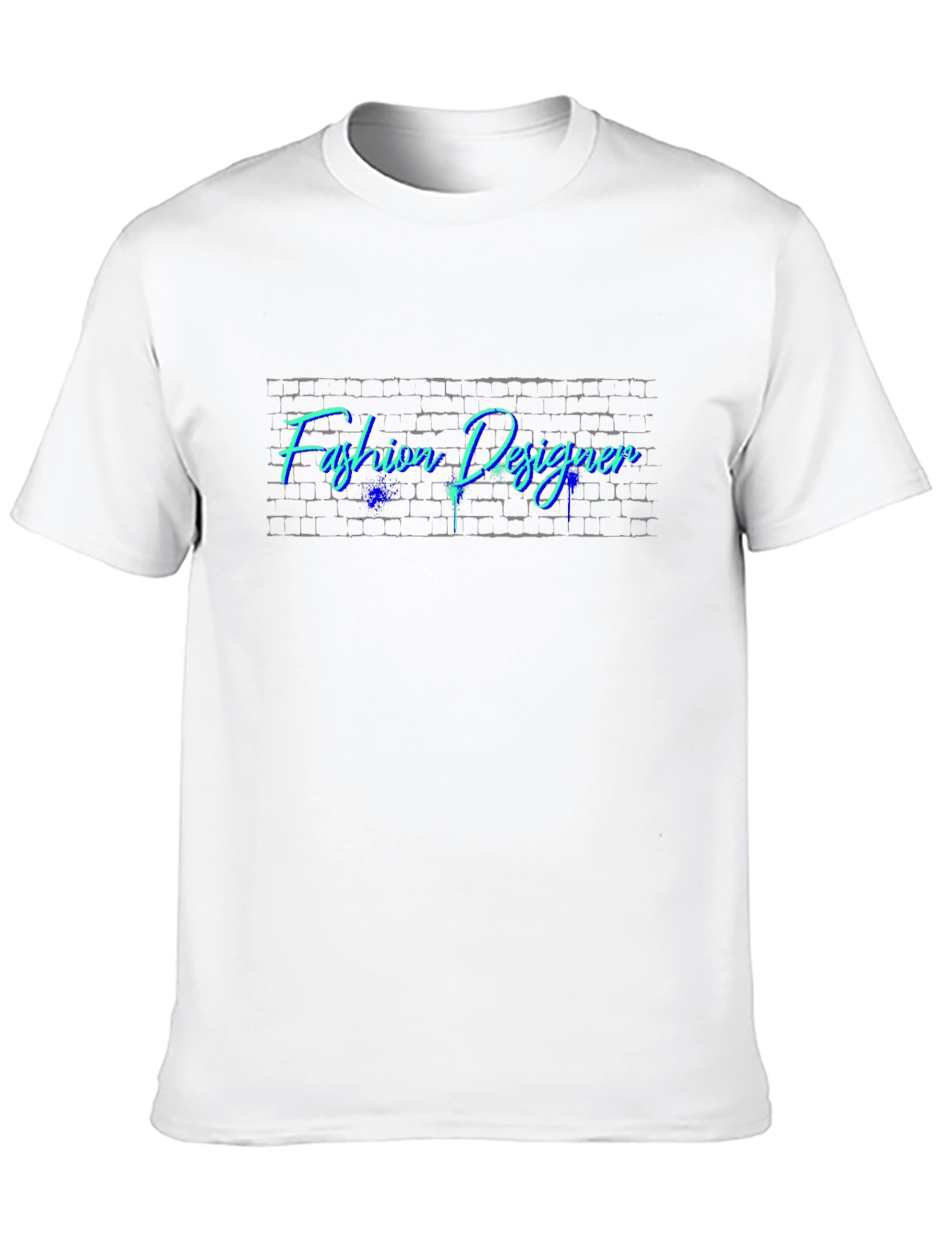 Fashion Designer Graphic Black T-Shirt