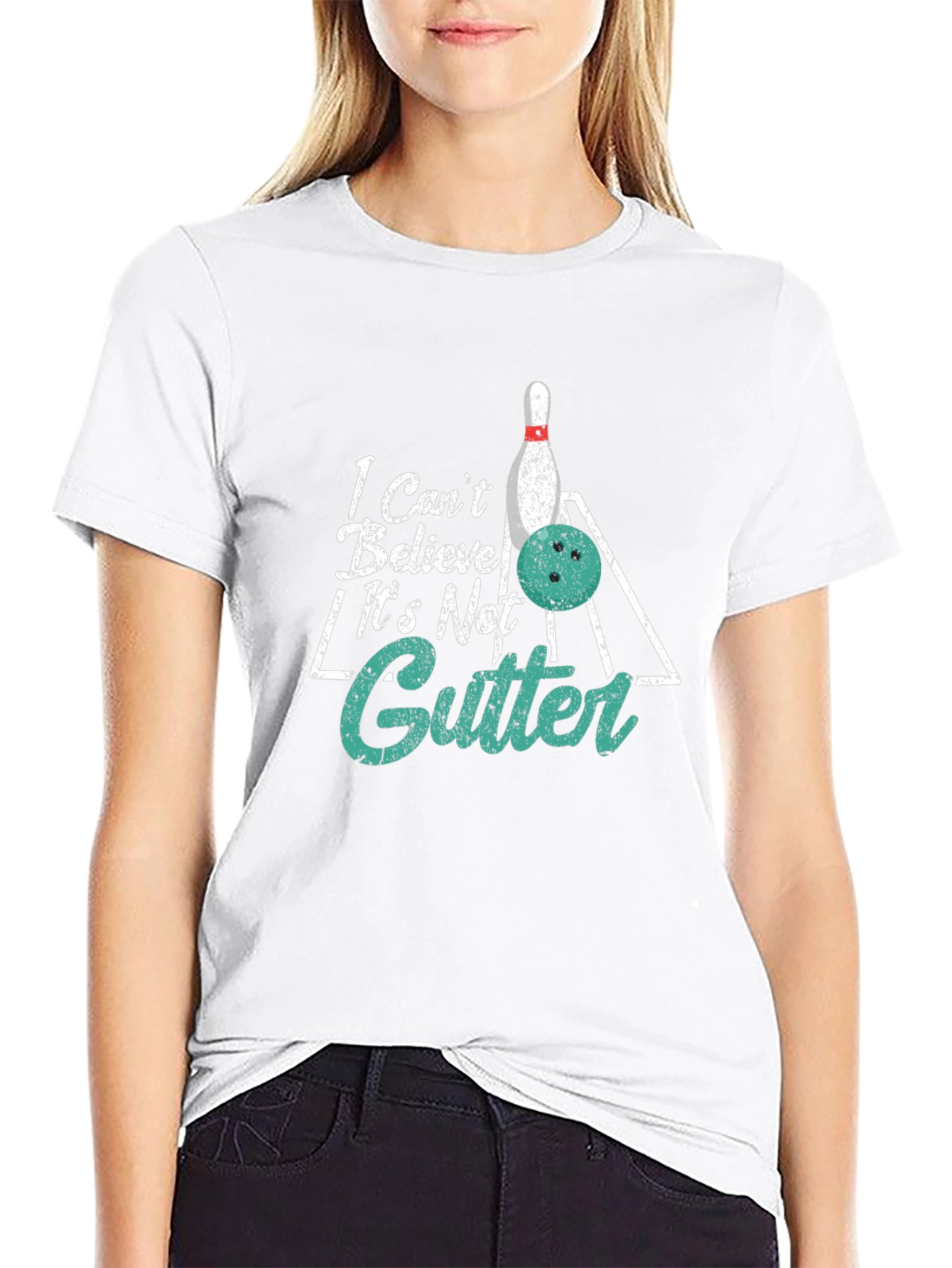 Bowling T-Shirt: I Cant Believe Its Not Gutter