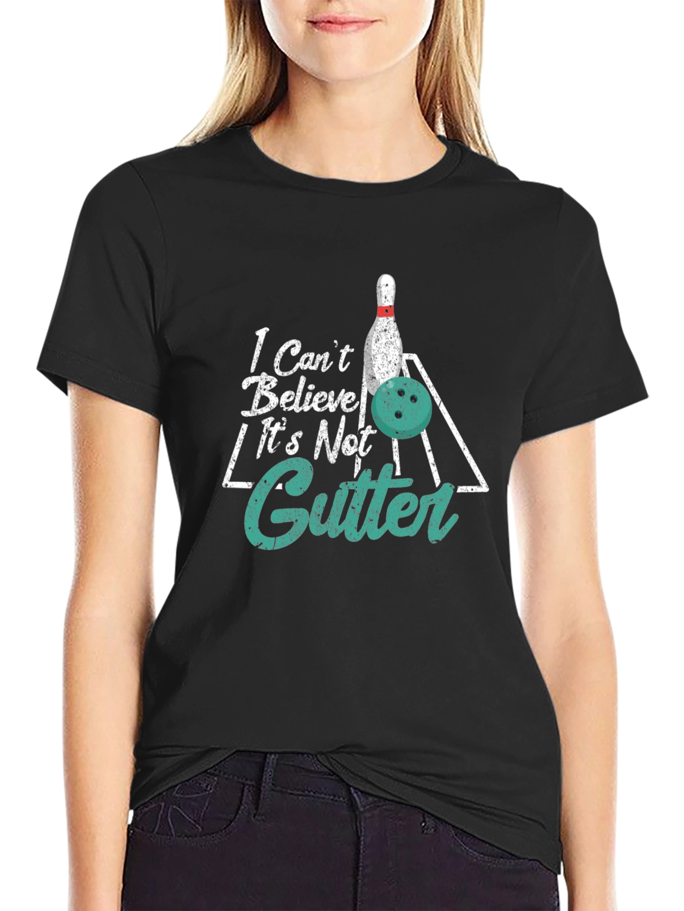 Bowling T-Shirt: I Cant Believe Its Not Gutter