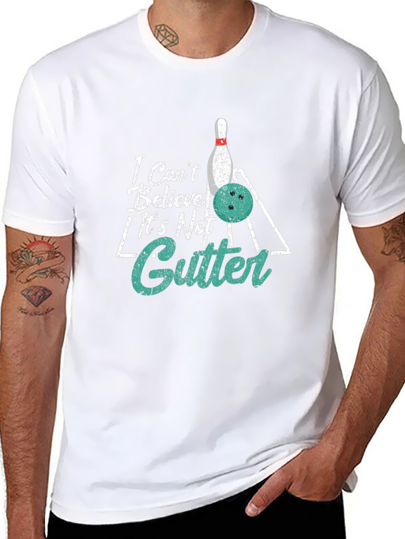 Bowling T-Shirt: I Cant Believe Its Not Gutter