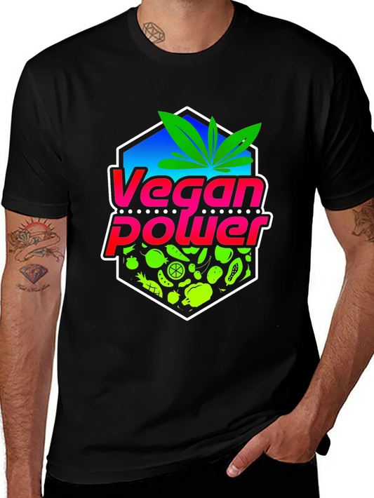 Vegan Power T-Shirt - Plant Based Lifestyle Tee