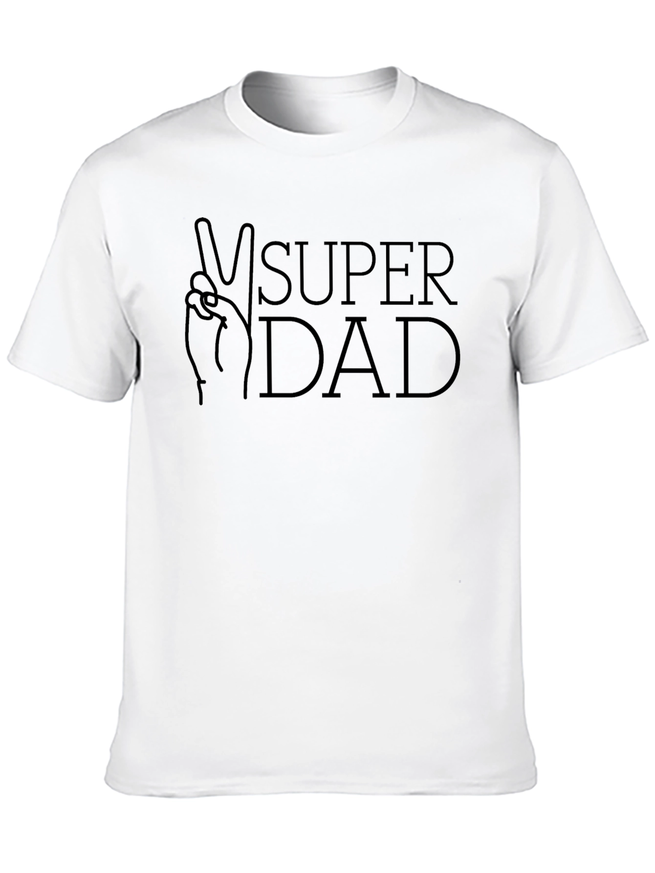 Super Dad Graphic Tee - Mens Black T-Shirt