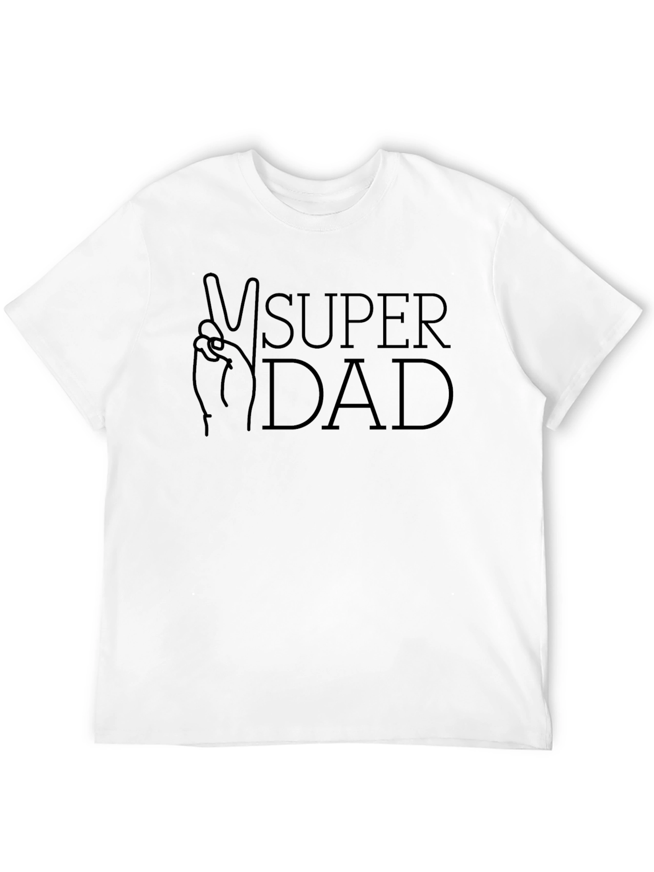 Super Dad Graphic Tee - Mens Black T-Shirt