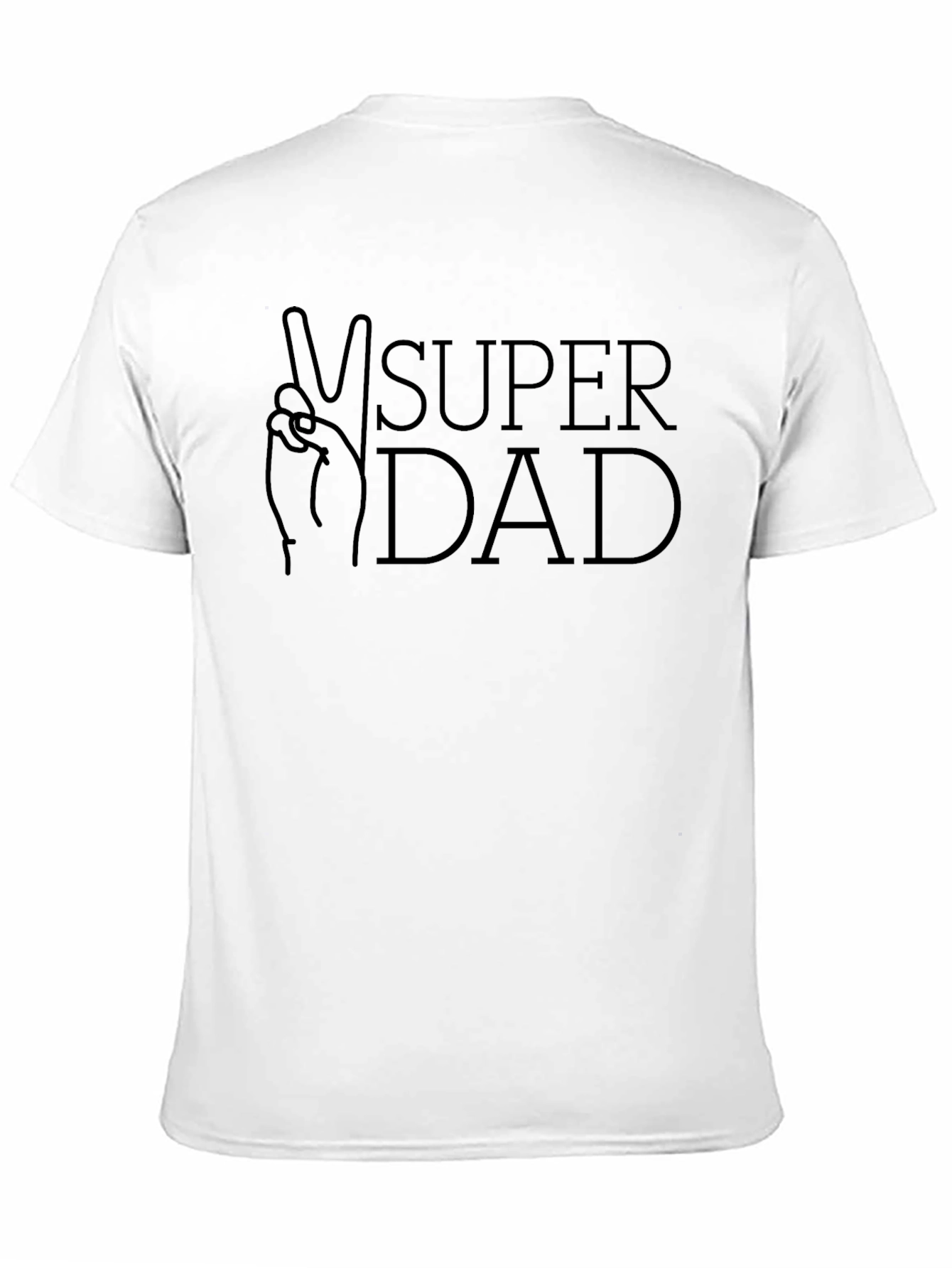 Super Dad Graphic Tee - Mens Black T-Shirt