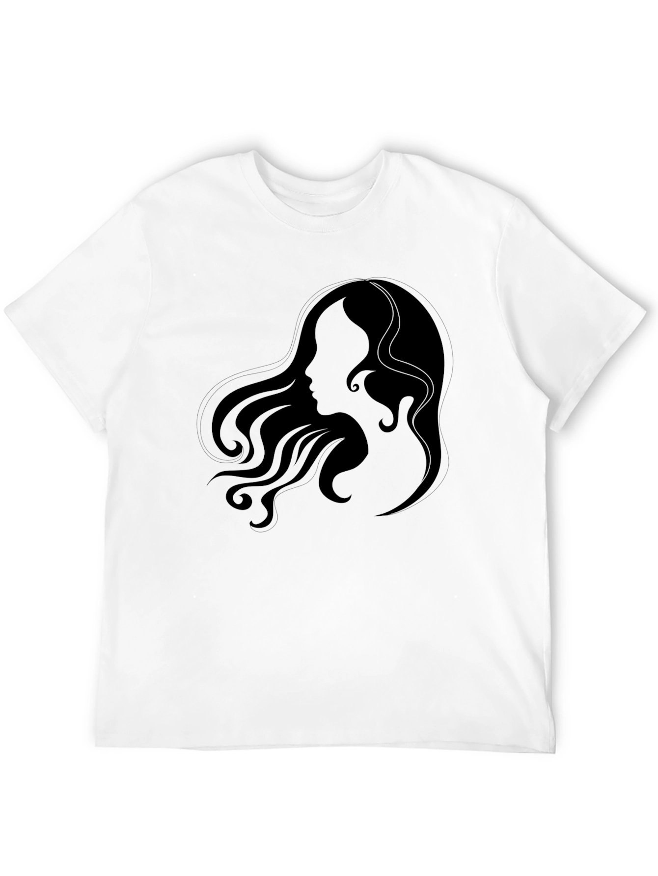 Elegant Silhouette Graphic Tee - Unisex Black T-Shirt
