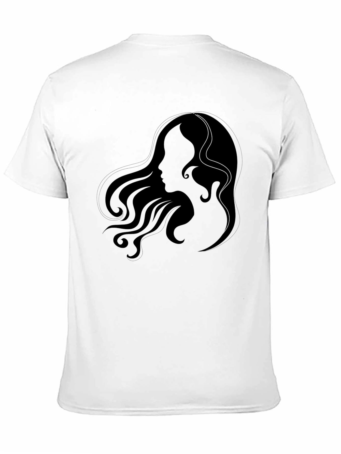 Elegant Silhouette Graphic Tee - Unisex Black T-Shirt
