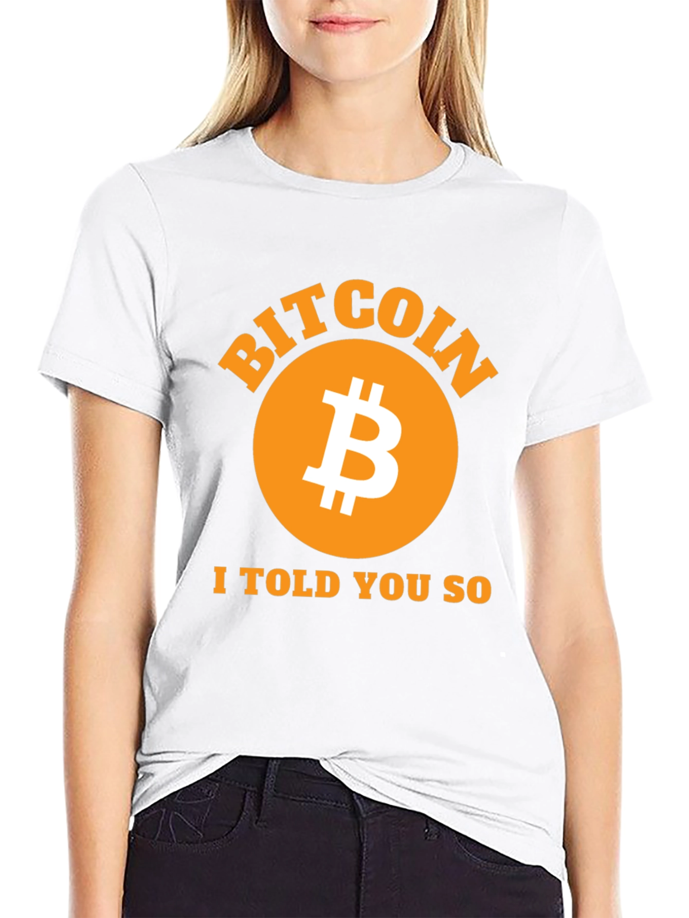 Bitcoin I Told You So Black T-Shirt Crypto Fashion