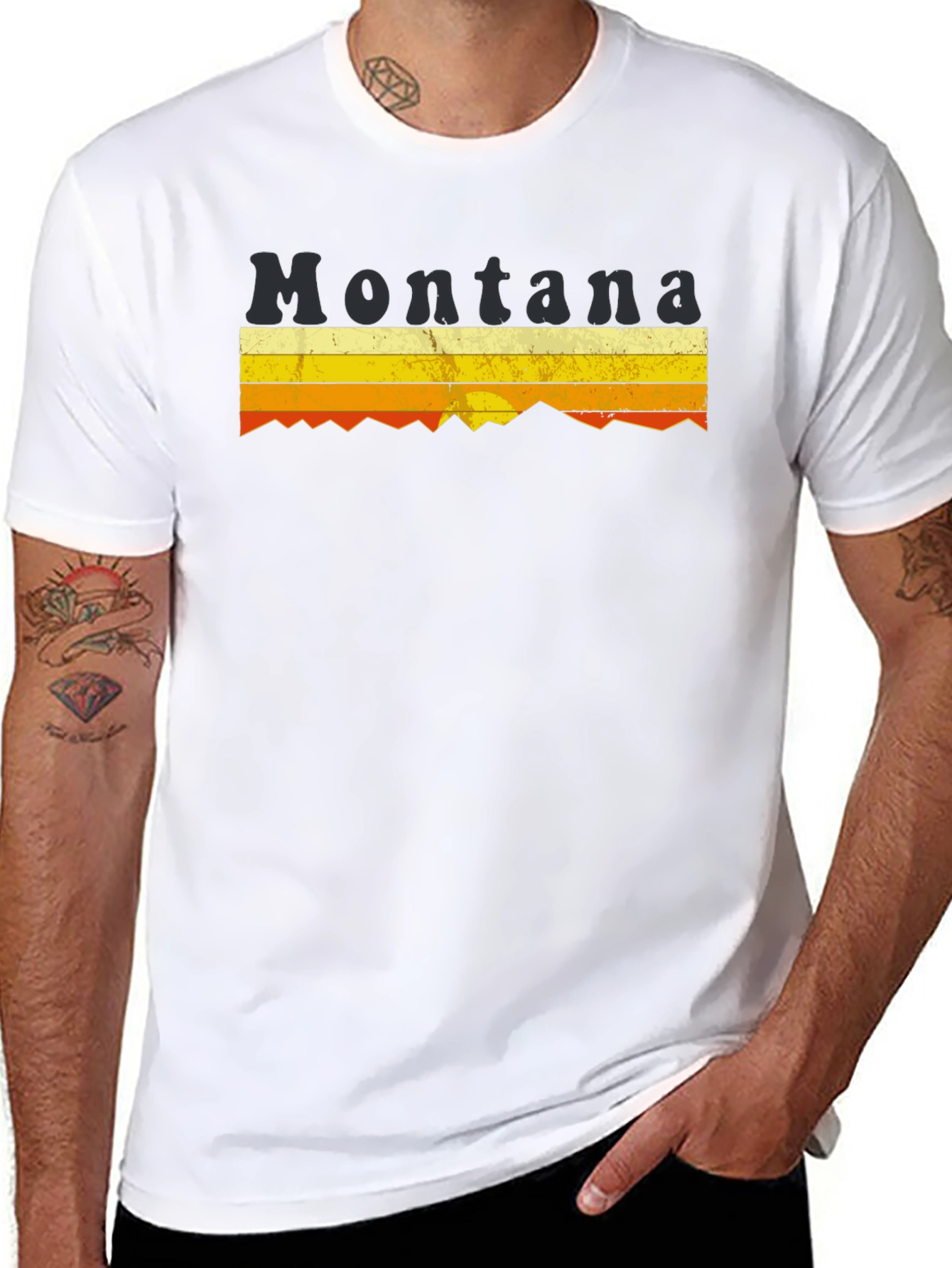 Montana Retro Sunset T-Shirt