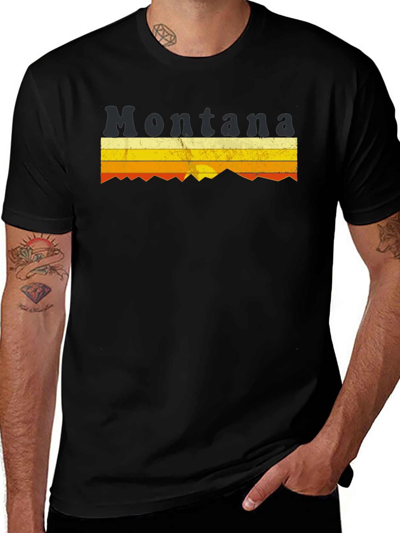 Montana Retro Sunset T-Shirt