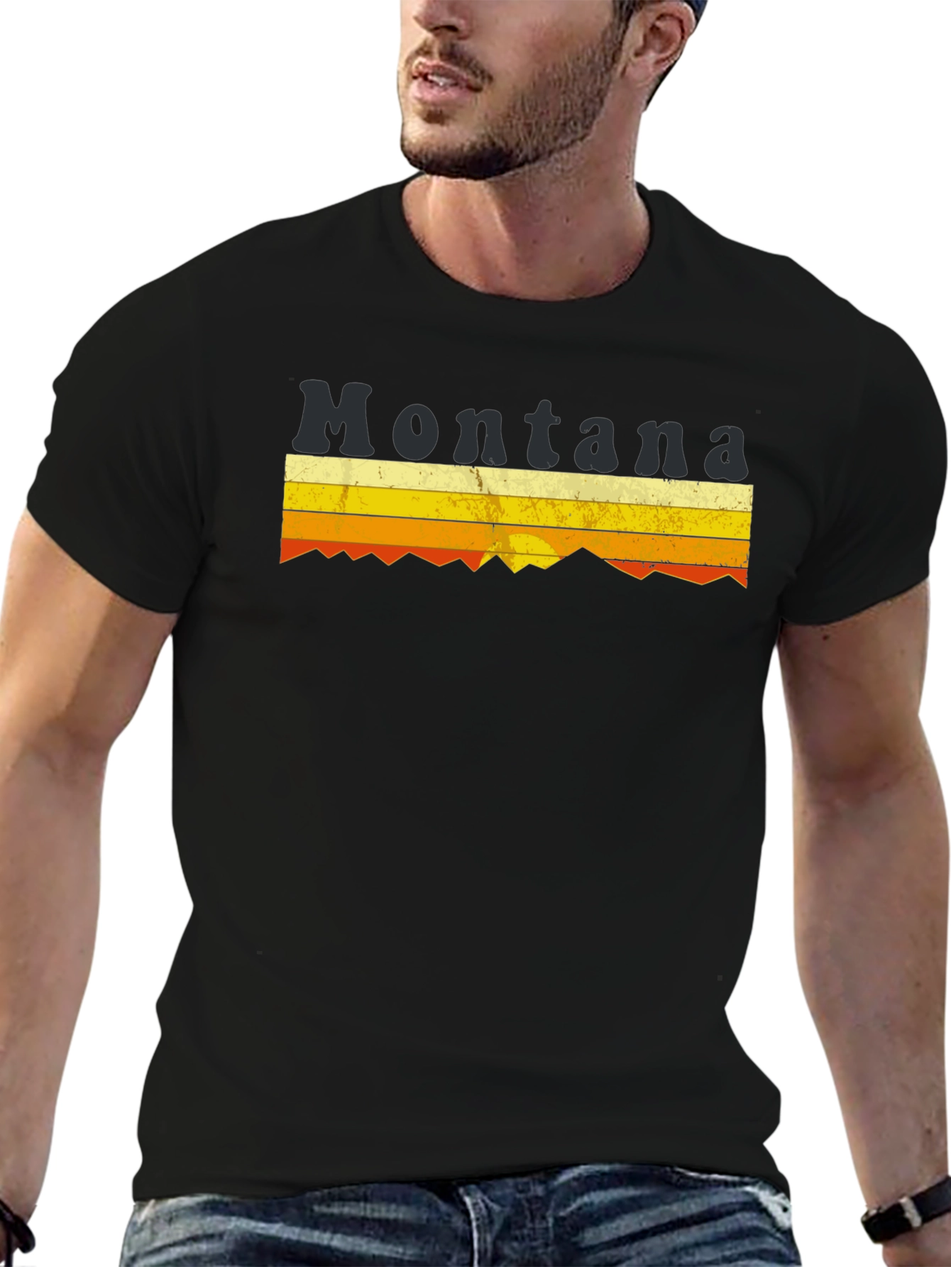 Montana Retro Sunset T-Shirt