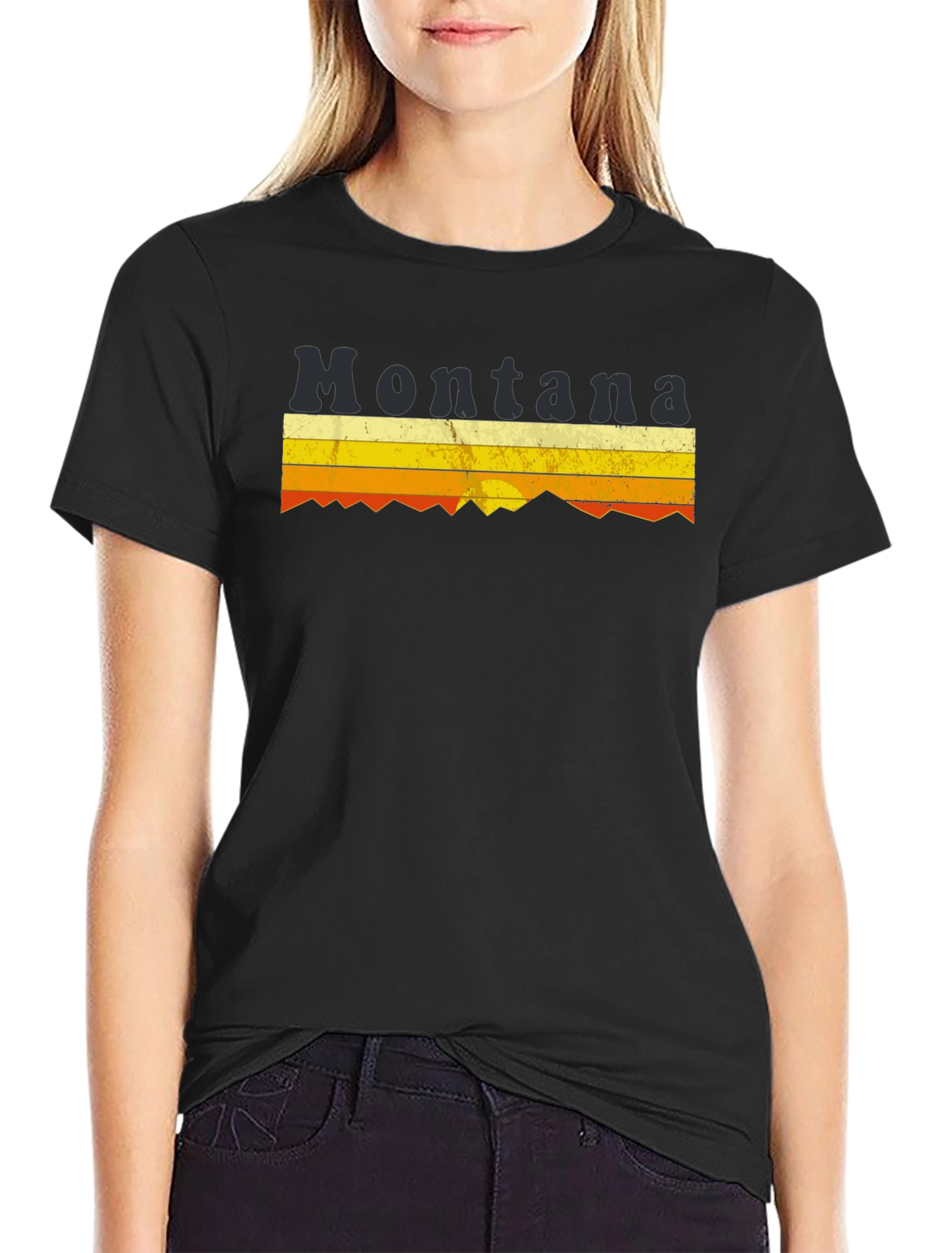 Montana Retro Sunset T-Shirt