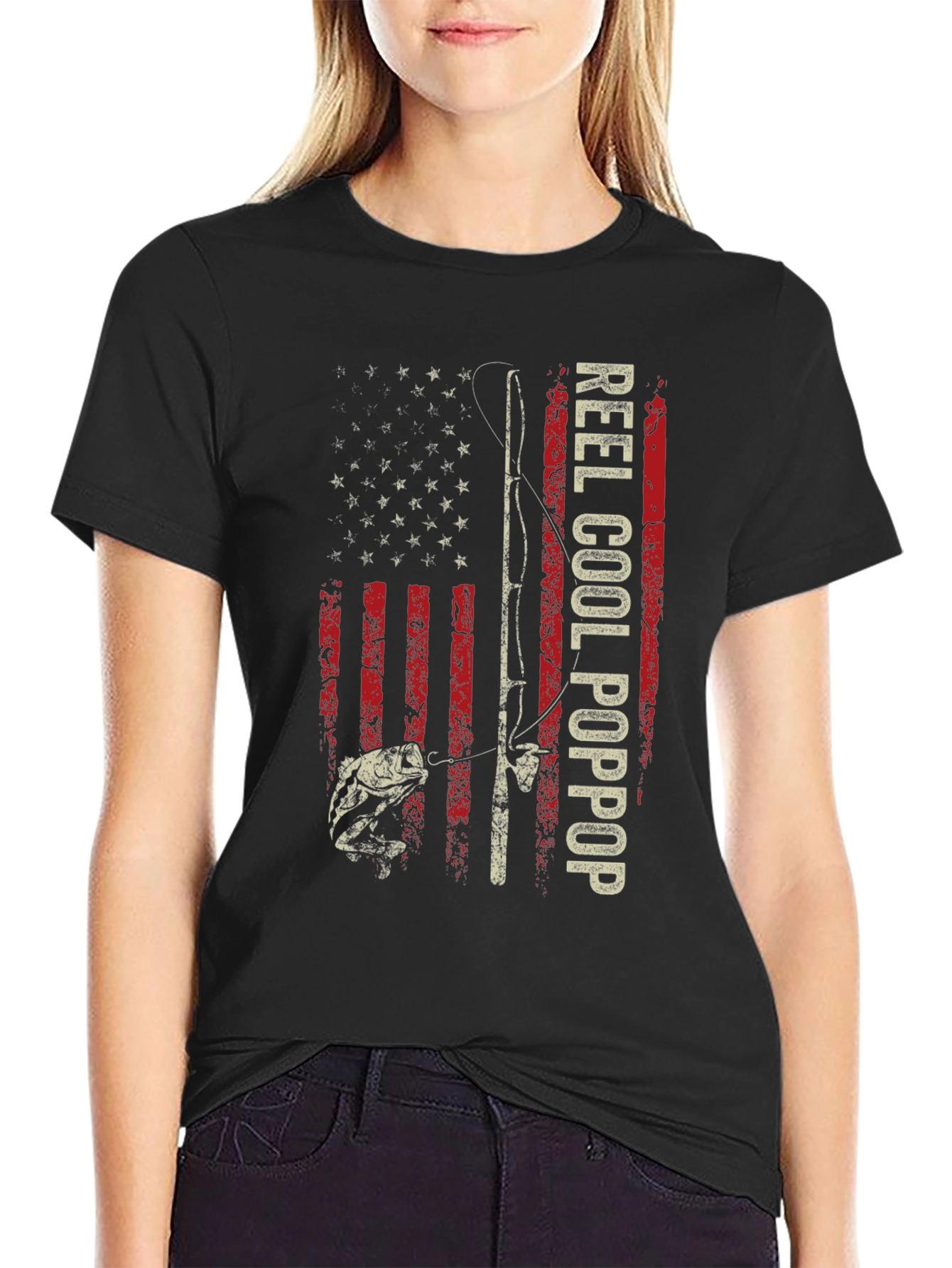 Reel Cool Poppop Fishing T-Shirt