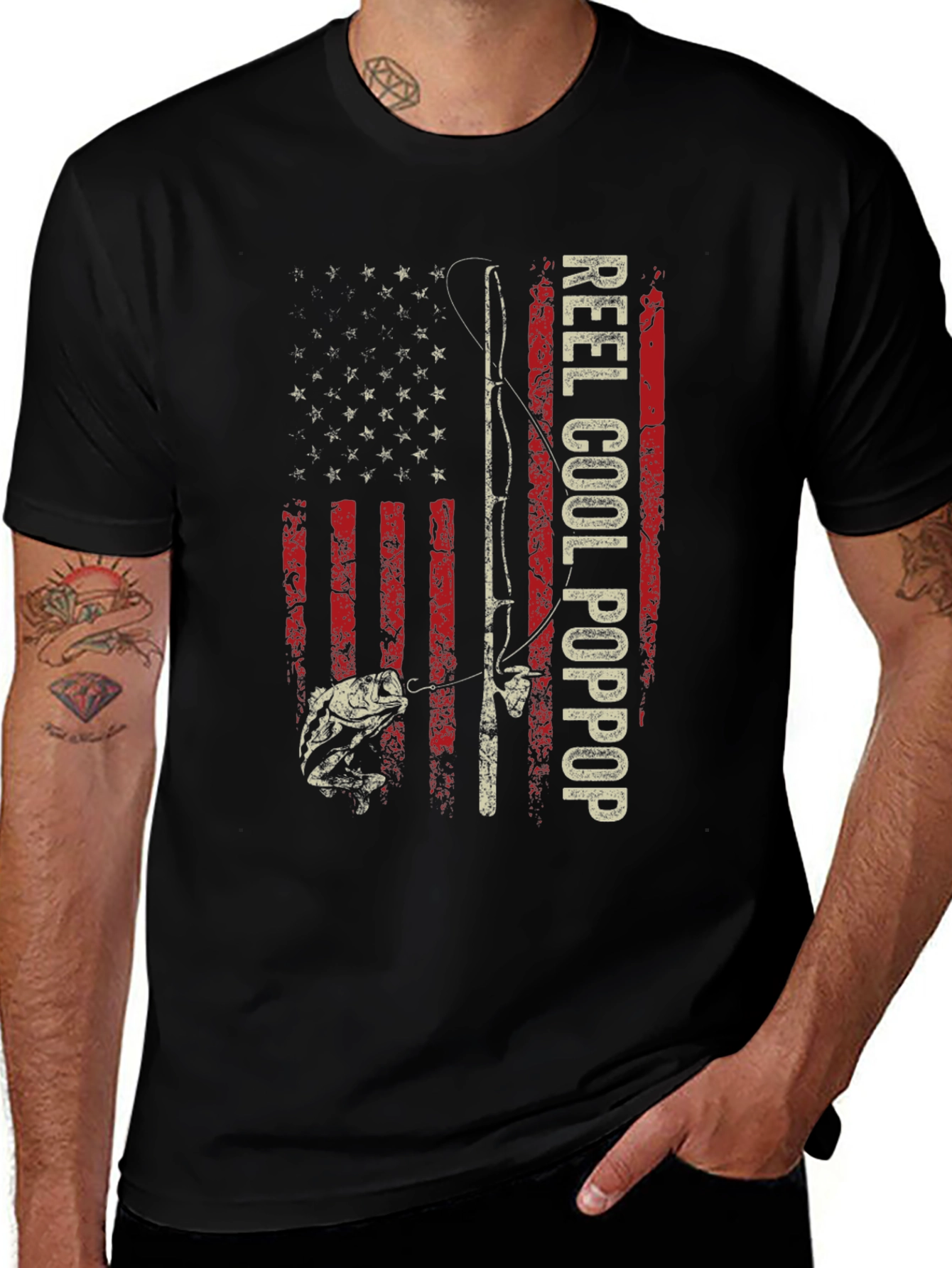 Reel Cool Poppop Fishing T-Shirt