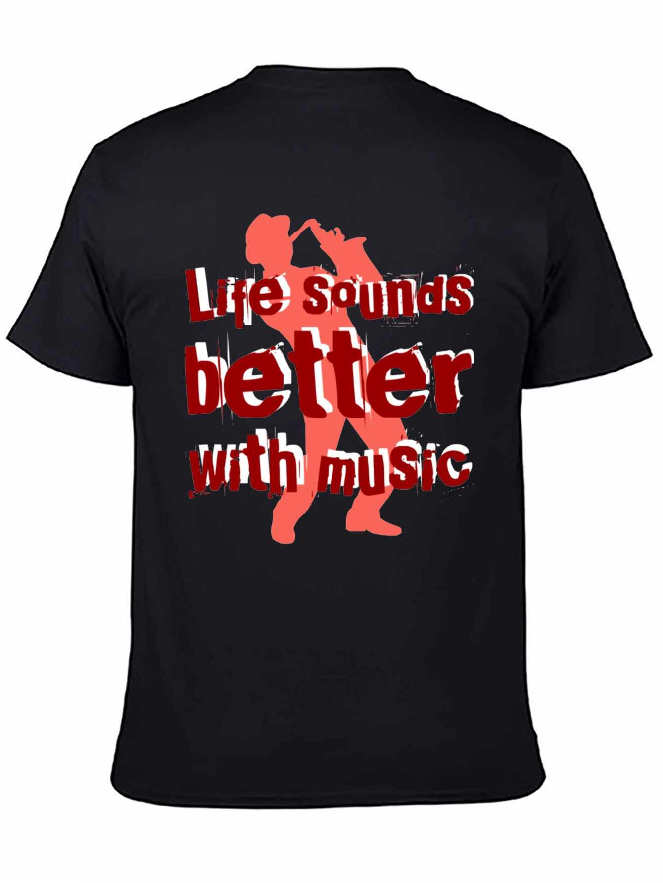 Life Sounds Better with Music Graphic Tee