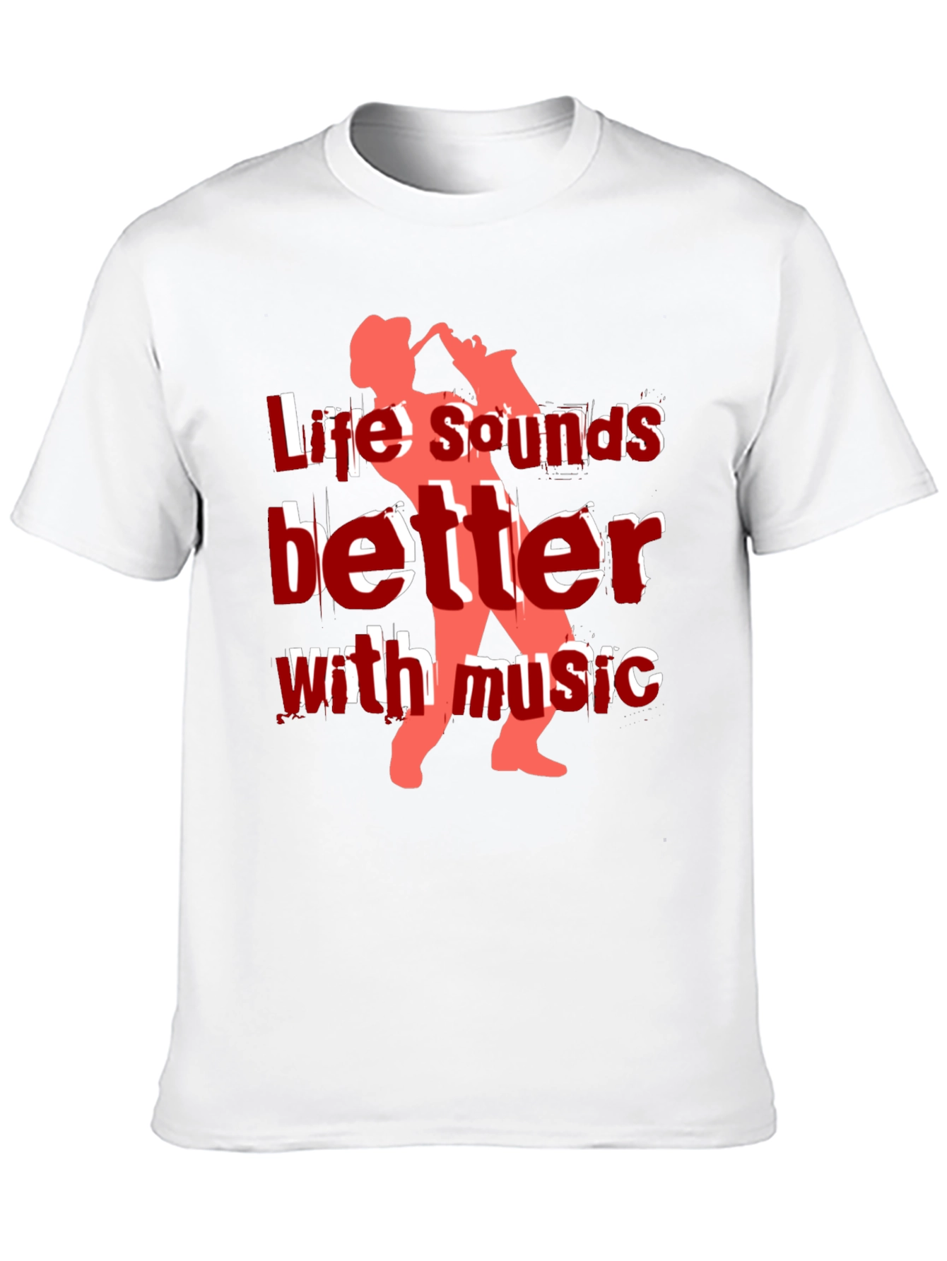Life Sounds Better with Music Graphic Tee