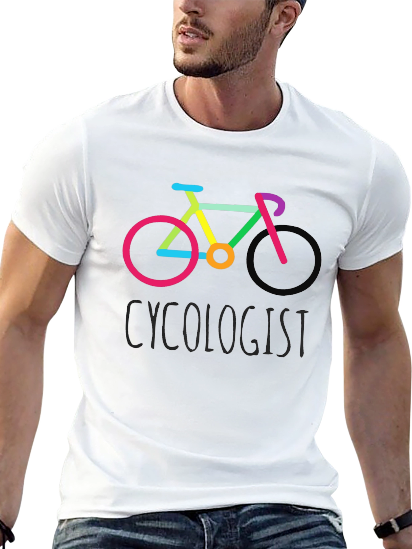 Cycololgist Bicycle T-Shirt - Cycling Enthusiast Tee