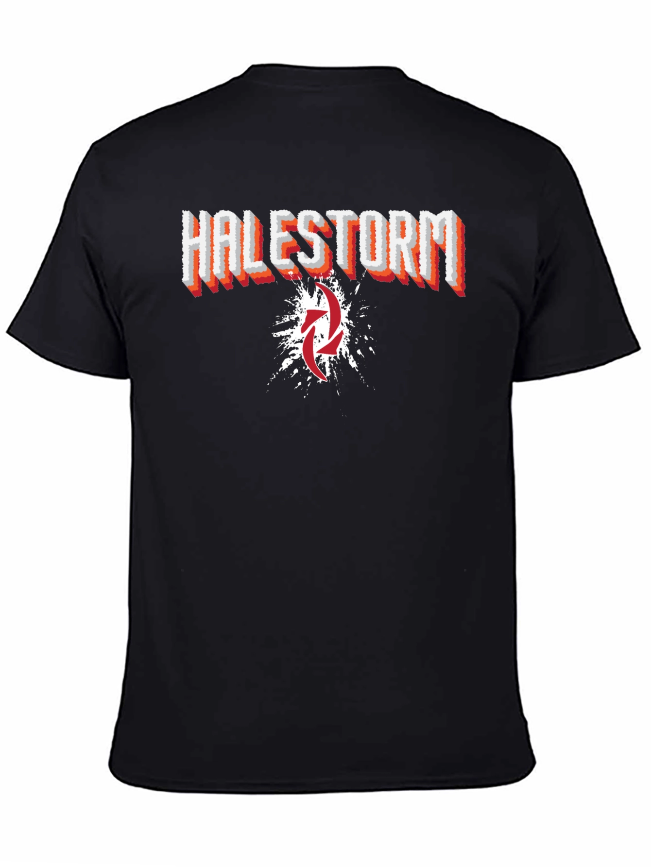 Halestorm Band Graphic Print Black T-Shirt