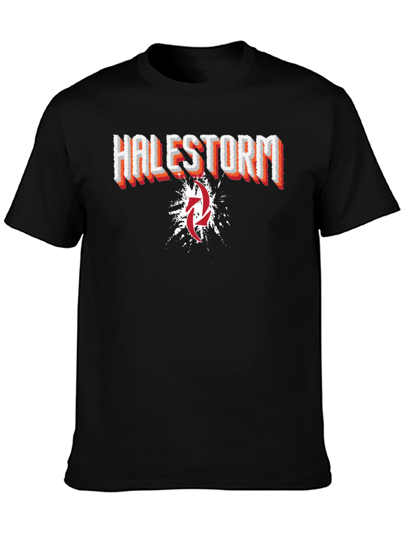 Halestorm Band Graphic Print Black T-Shirt