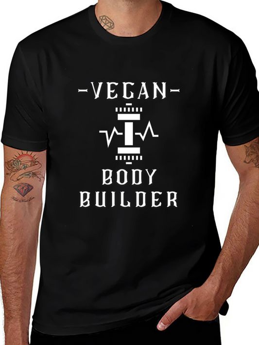 Vegan Bodybuilder Graphic T-Shirt