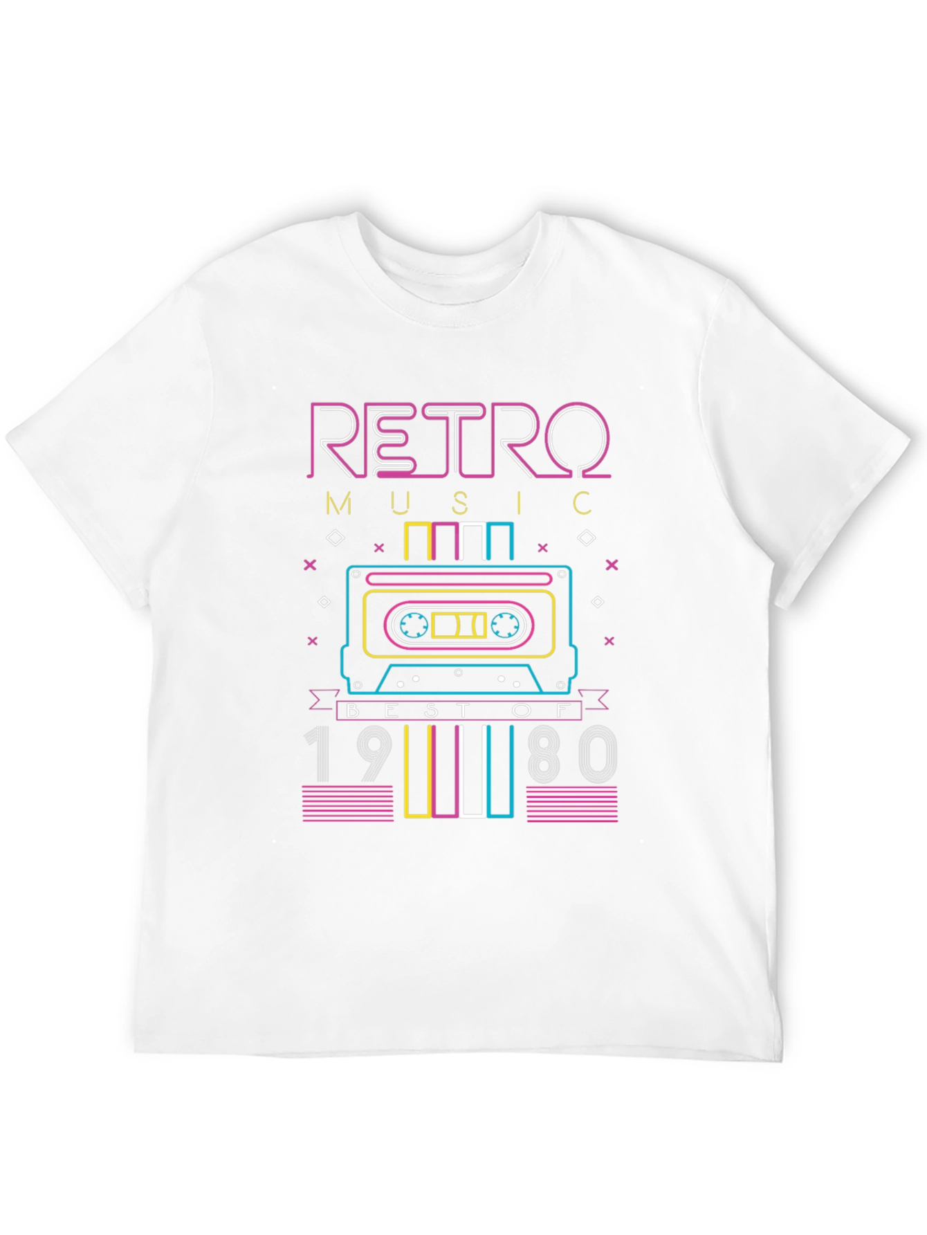Retro Music Best of 1980s Cassette T-Shirt