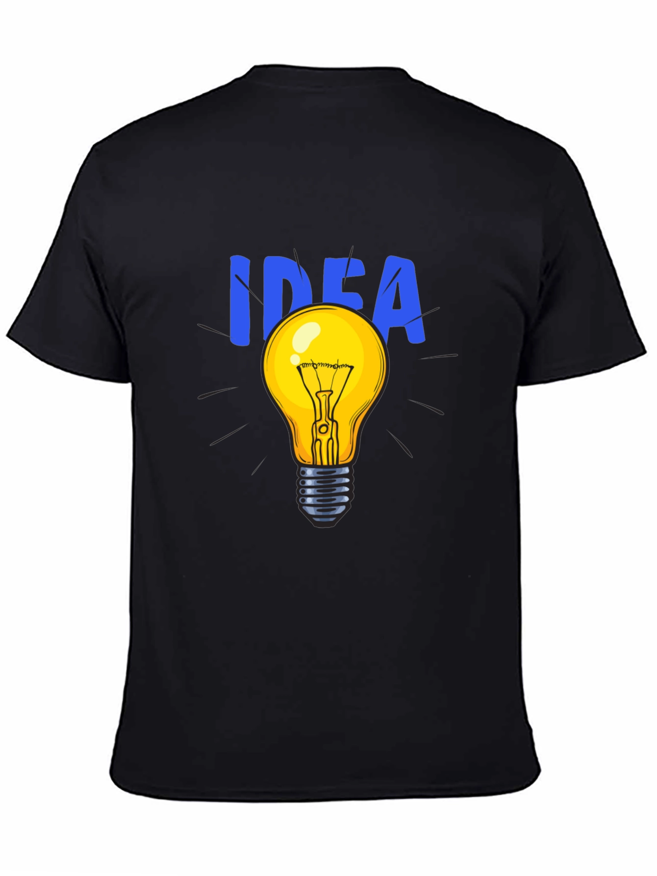 Idea Light Bulb Graphic T-Shirt