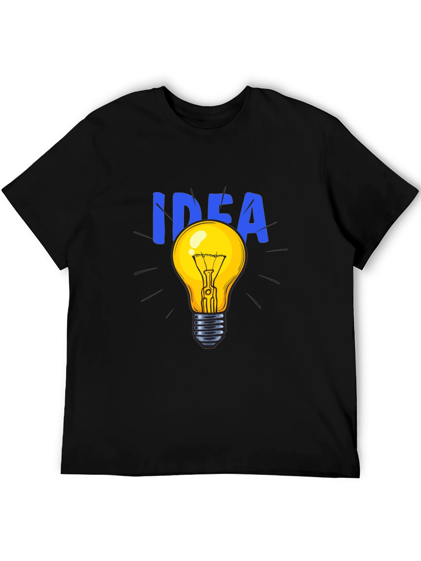 Idea Light Bulb Graphic T-Shirt