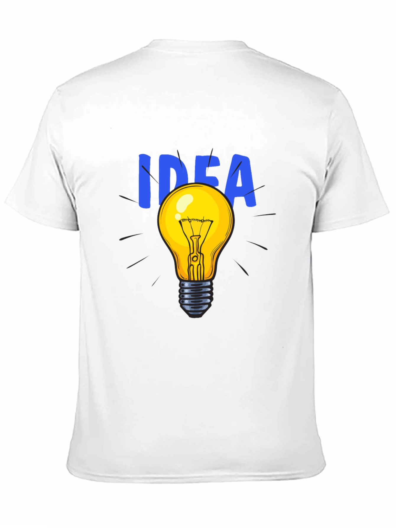 Idea Light Bulb Graphic T-Shirt