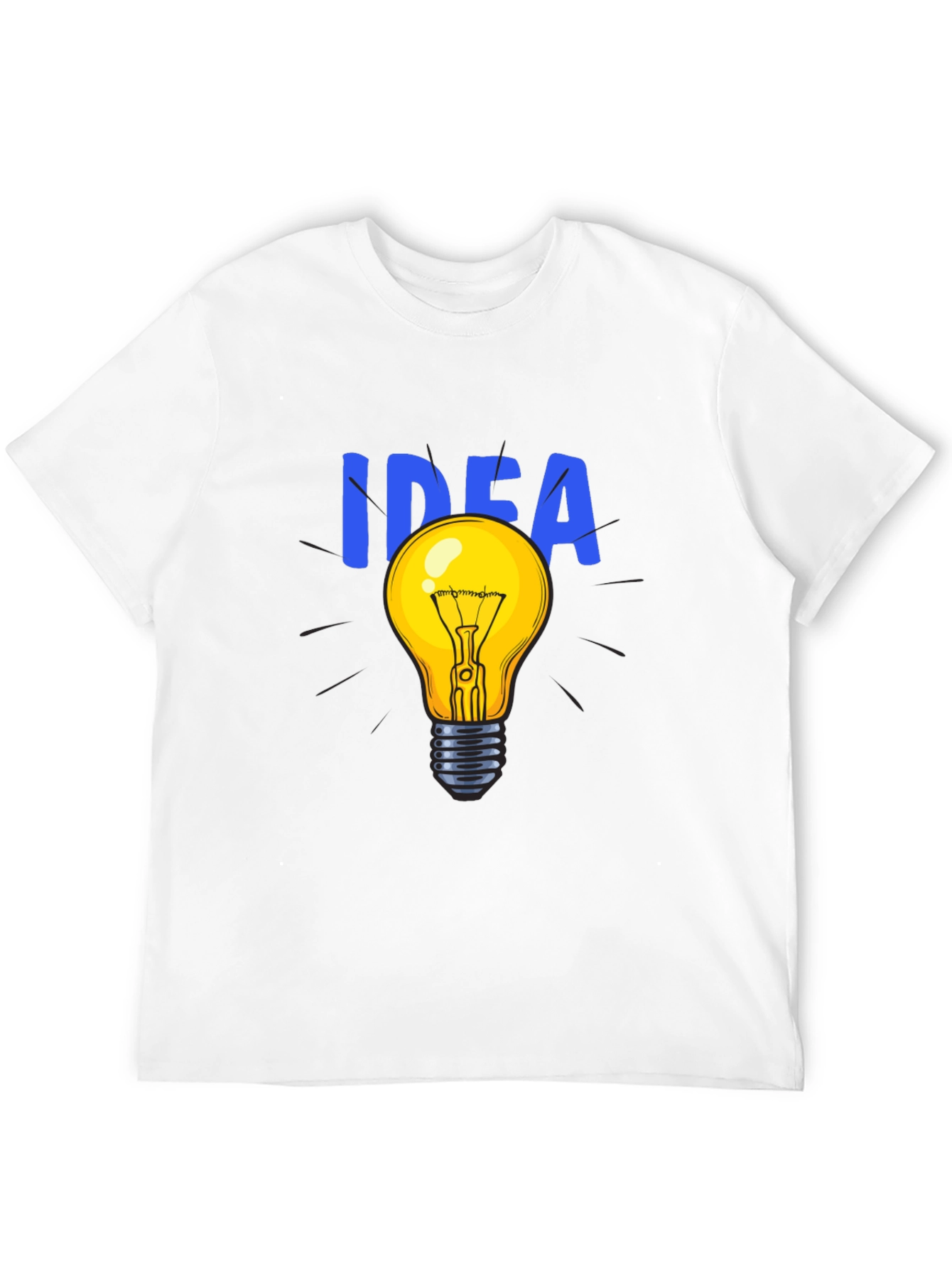 Idea Light Bulb Graphic T-Shirt